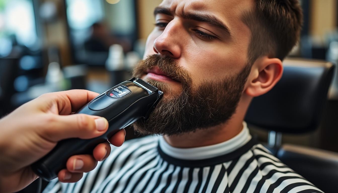 découvrez le style barbe balbo : une barbe sans favoris avec une moustache détachée, pour un look moderne et soigné.
