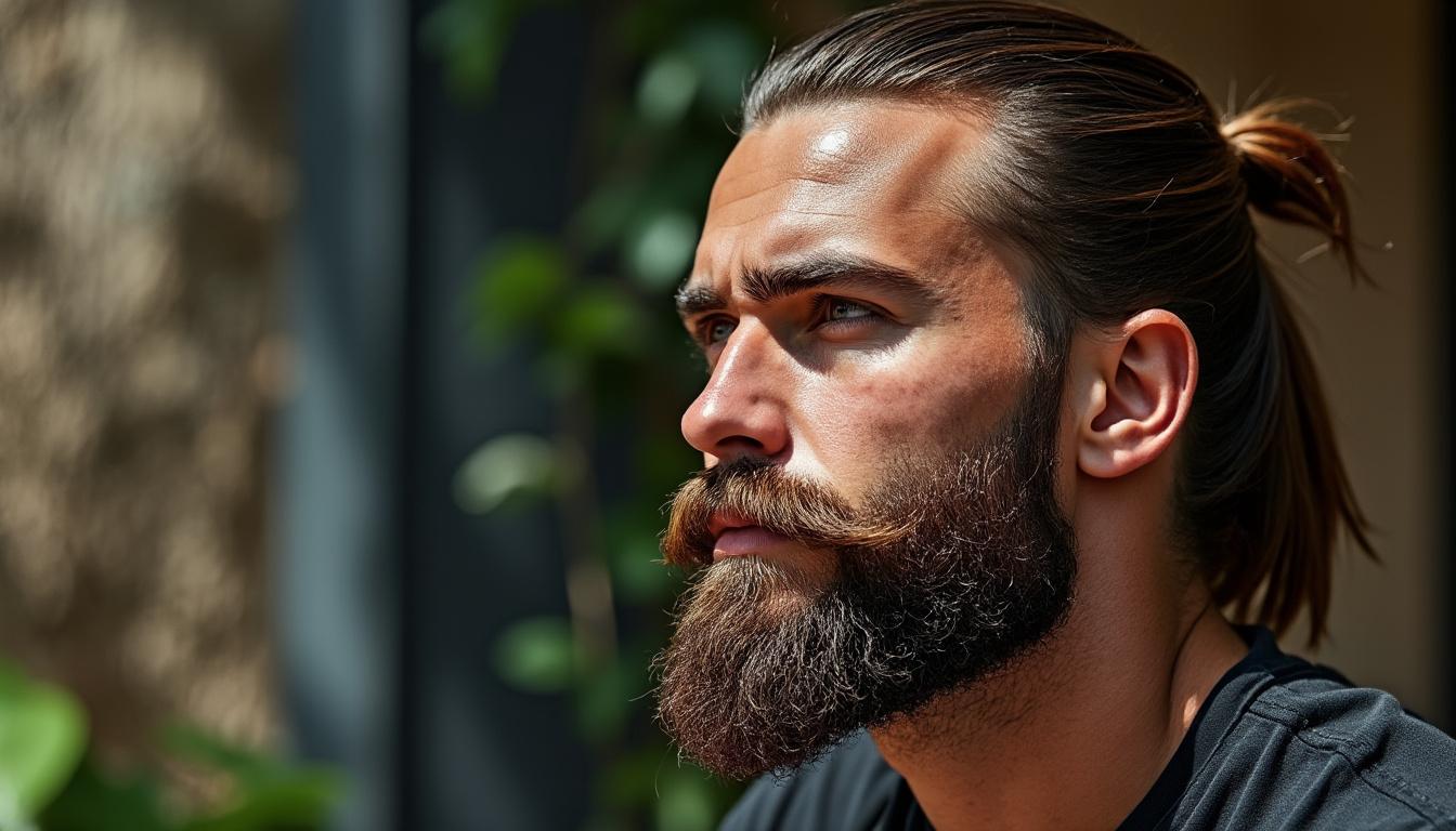 découvrez la barbe ducktail, une coupe stylée taillée en pointe rappelant la forme d'une queue de canard, pour un look original et soigné.