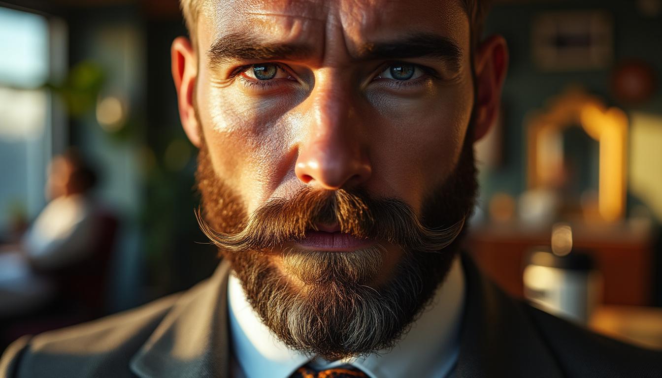découvrez notre guide complet pour adopter une barbe verdi pleine avec une moustache stylisée, alliant élégance classique et modernité.