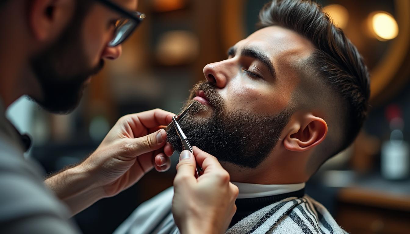 découvrez le style barbe verdi : une barbe pleine et soignée accompagnée d'une moustache élégamment stylisée pour un look unique et sophistiqué.