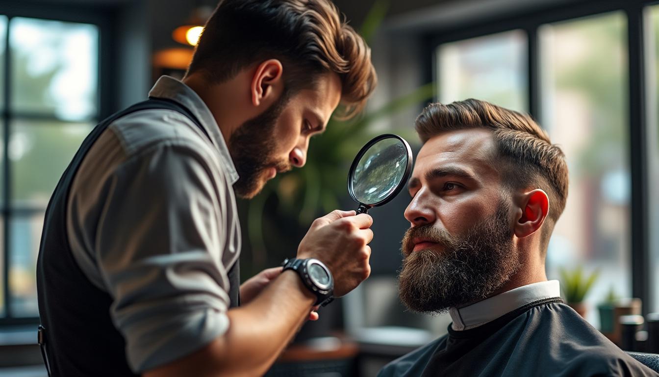 découvrez comment obtenir une barbe circle parfaitement dessinée, un cercle impeccable autour de la bouche pour un style soigné et moderne.