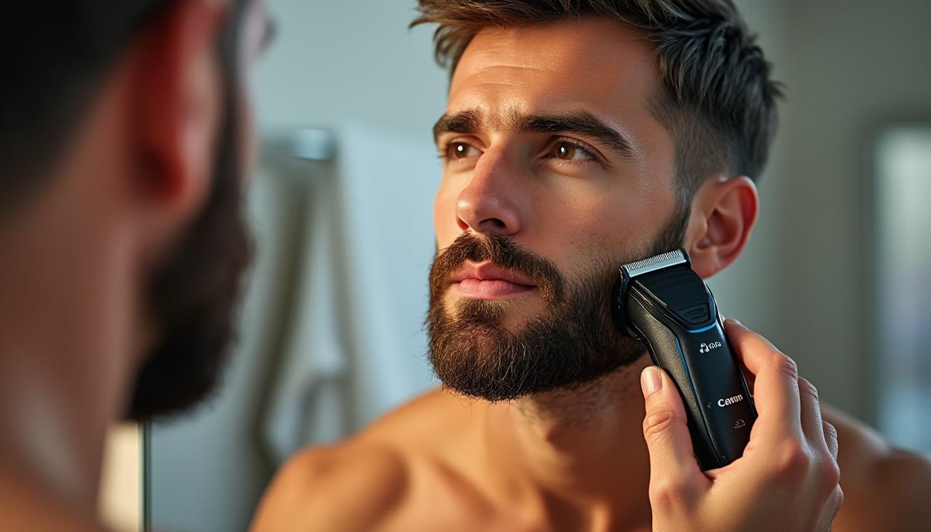 découvrez comment réaliser une barbe circle parfaitement dessinée autour de la bouche pour un style soigné et élégant.