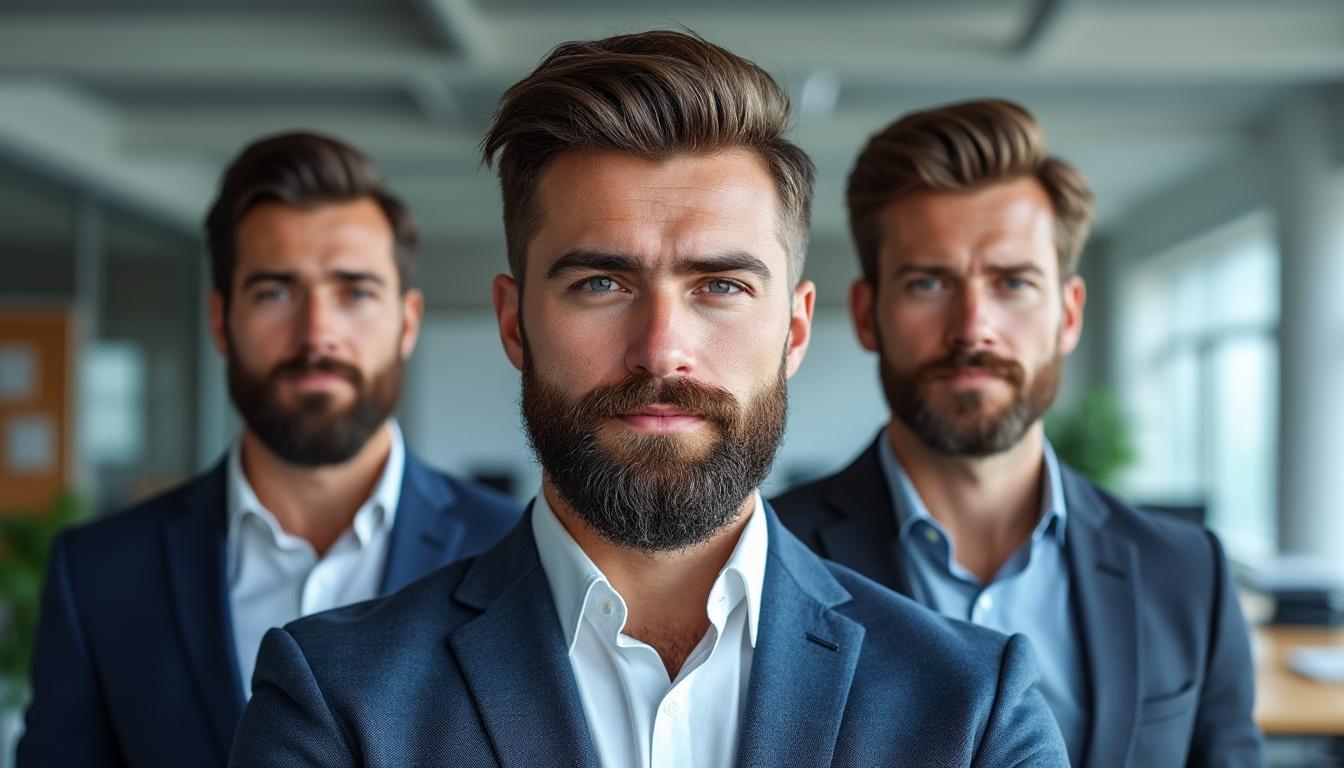 découvrez comment adopter une barbe corporate parfaitement taillée et de longueur moyenne, idéale pour un style professionnel et soigné en milieu business.