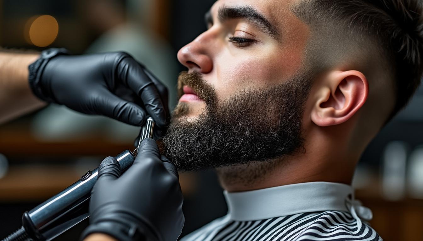 découvrez le style bouc étendu, une coiffure de barbe où le menton et la moustache sont reliés pour un look élégant et moderne.