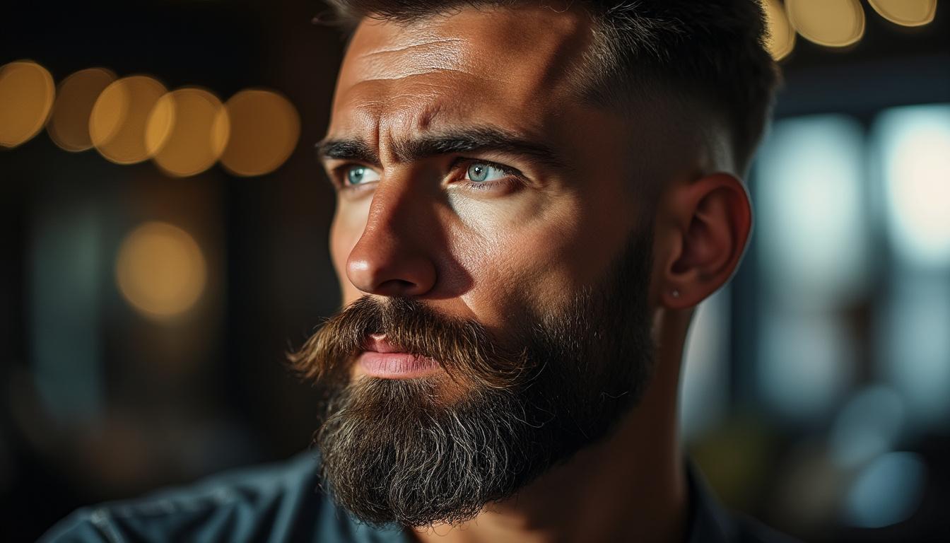 découvrez les favoris, également appelés sideburns, et explorez les styles classiques tels que les mutton chops et les friendly mutton chops pour un look unique et rétro.