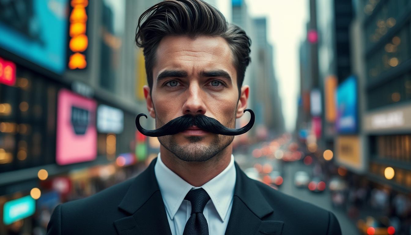 découvrez la moustache dali, caractérisée par ses fines pointes allongées et relevées vers le haut, pour un style audacieux et artistique.