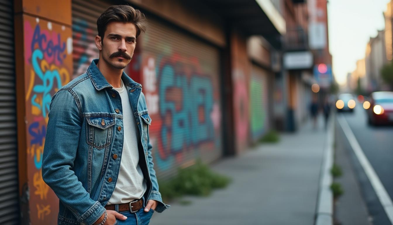 découvrez la moustache english : une moustache fine, élégamment divisée en deux avec des pointes effilées sur les côtés pour un style raffiné et classique.