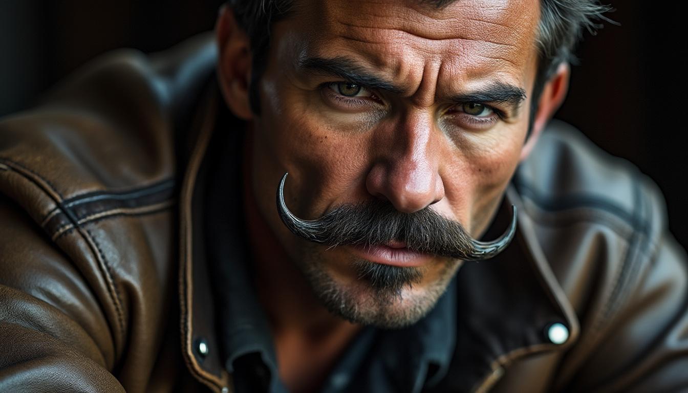 découvrez le style moustache horseshoe, un fer à cheval distinctif qui descend de la bouche jusqu'à la mâchoire, rendu célèbre par hulk hogan. adoptez ce look audacieux et emblématique.