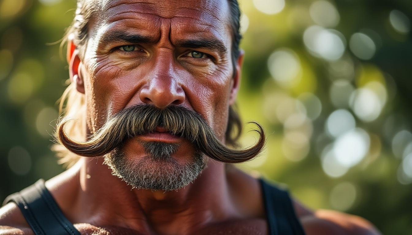 découvrez le style moustache horseshoe, un fer à cheval distinctif qui descend de la bouche jusqu'à la mâchoire, popularisé par hulk hogan pour un look audacieux et unique.
