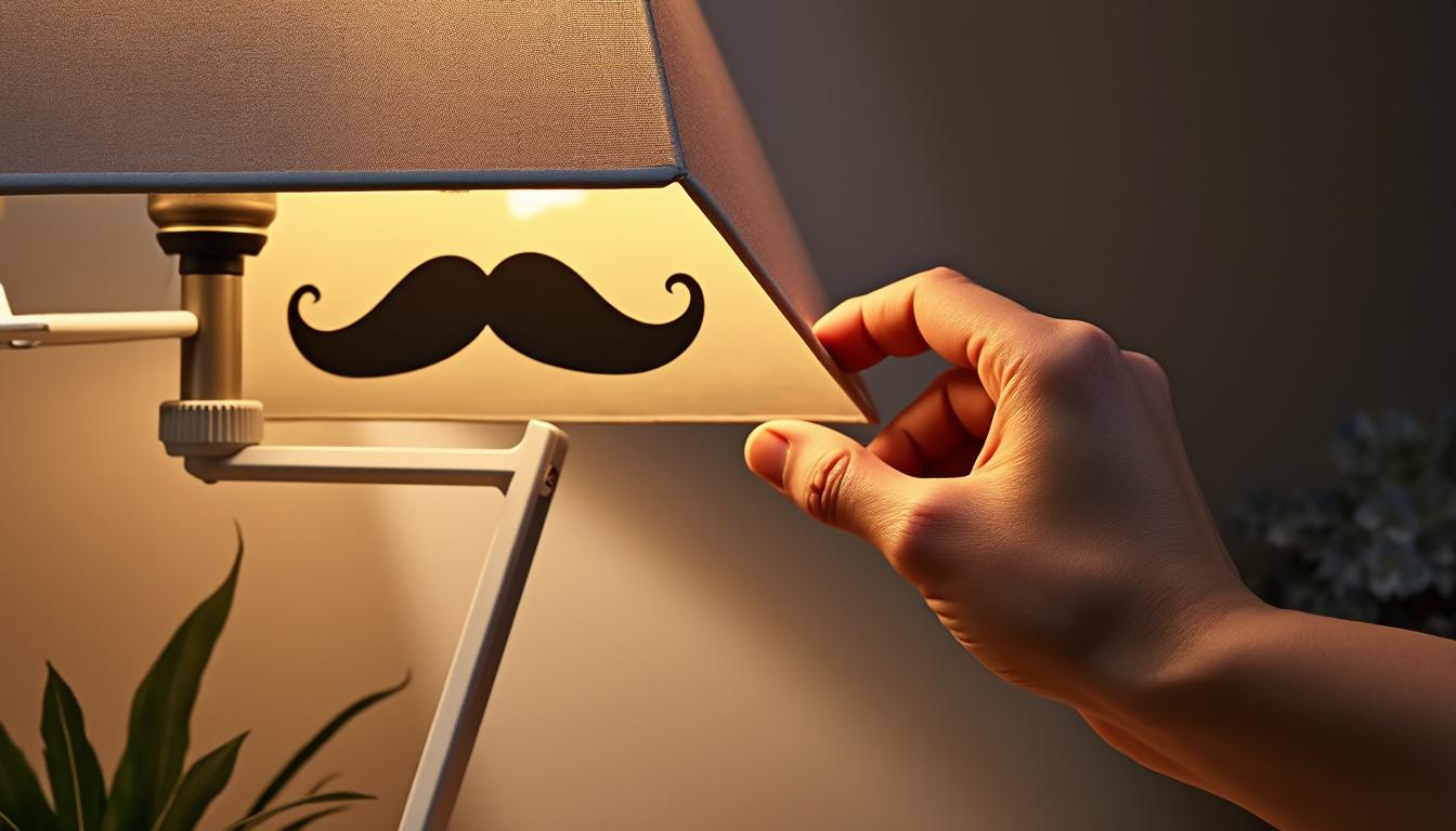 découvrez l'abat-jour moustache au design trapézoïdal avec des bords nets, alliant élégance et modernité pour sublimer votre intérieur.
