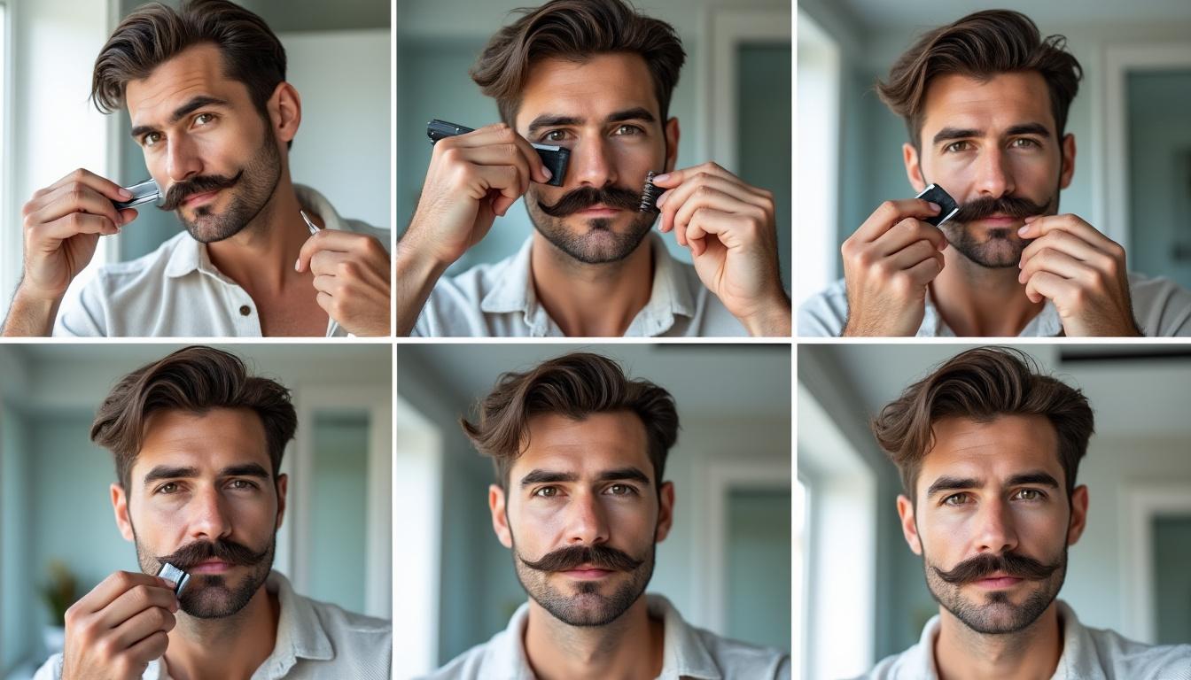 découvrez la moustache major, une moustache anglaise courte et élégamment divisée au milieu pour un style classique et soigné.