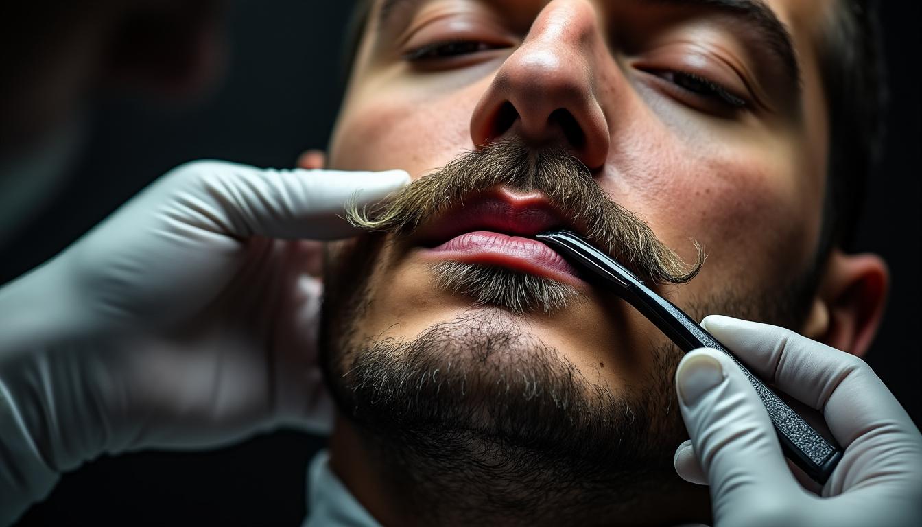découvrez le moustache pencil, un crayon très fin idéal pour dessiner une moustache subtile juste au-dessus de la lèvre, inspirée du style élégant de clark gable.