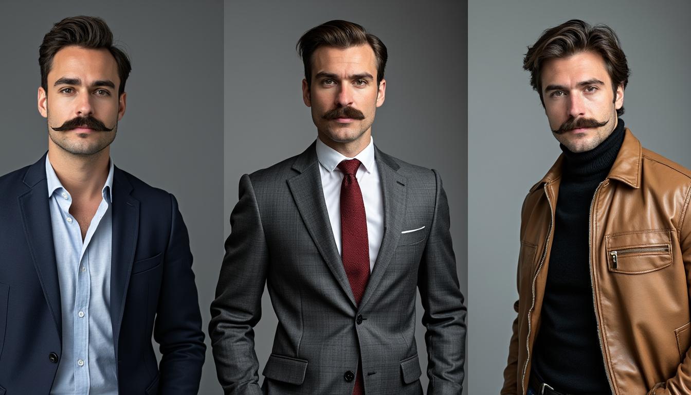 découvrez le crayon moustache ultra fin pour un style élégant à la clark gable, idéal pour dessiner une moustache subtile juste au-dessus de la lèvre.