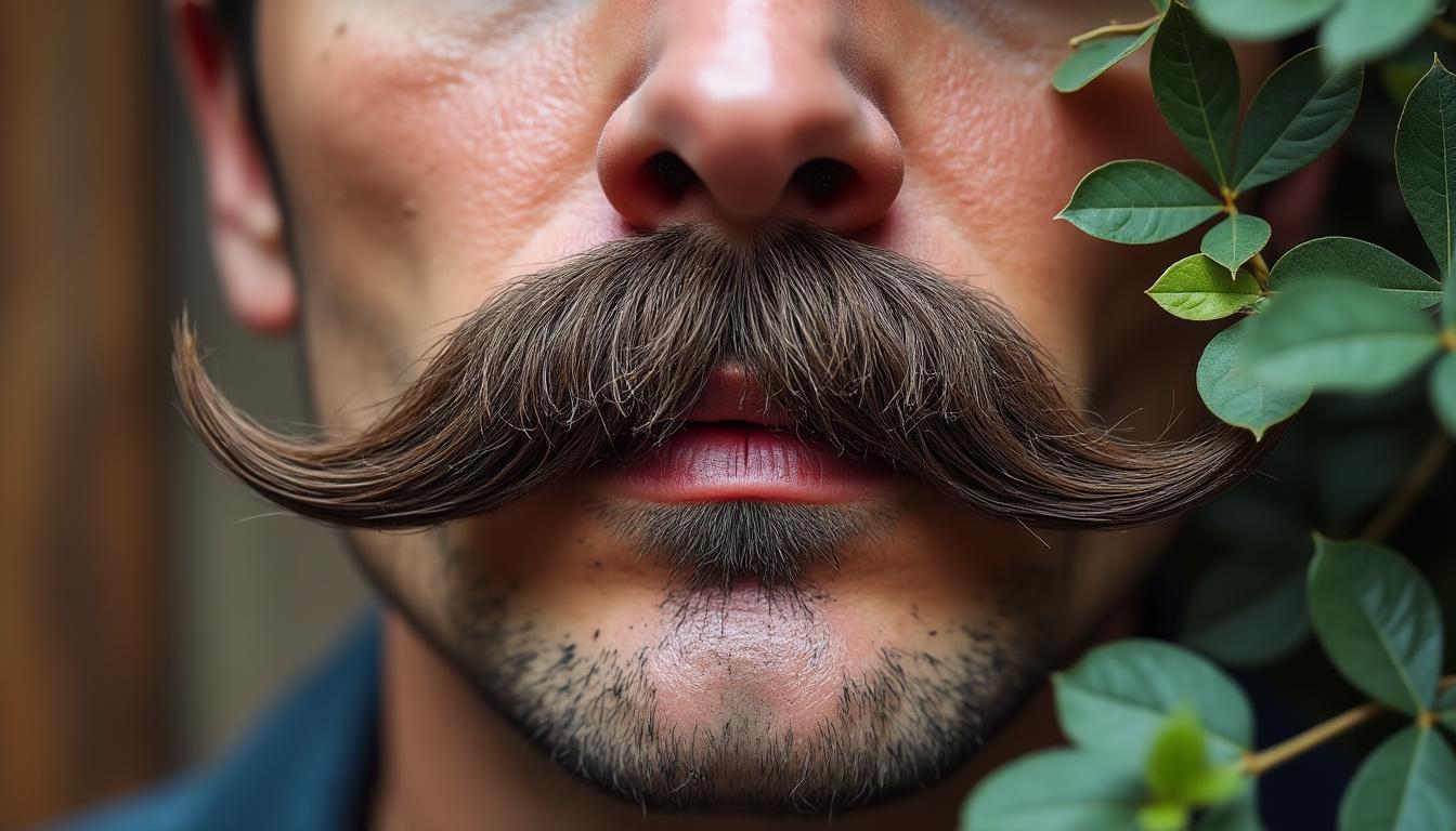 découvrez la moustache pyramidale, caractérisée par une base large et une pointe élégante vers le haut, pour un style unique et raffiné.