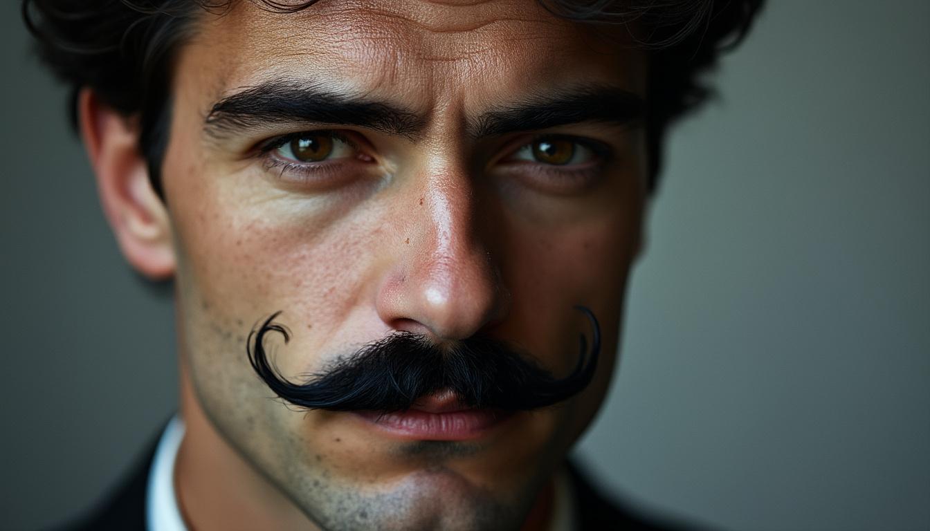 découvrez la moustache toothbrush, une brosse à dents carrée, courte et centrée, inspirée par le style iconique de charlie chaplin pour un sourire unique et vintage.