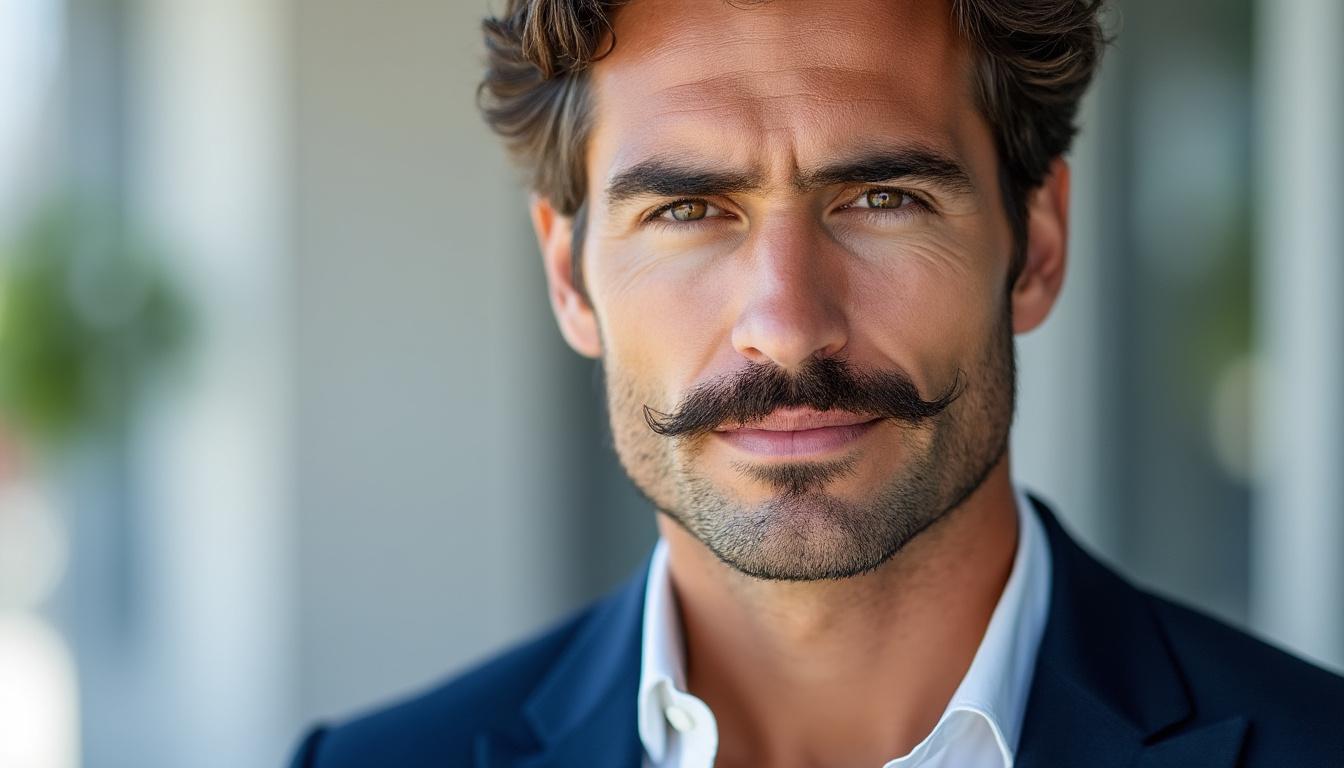 découvrez comment adopter une moustache fine et discrète pour un style élégant et subtil.
