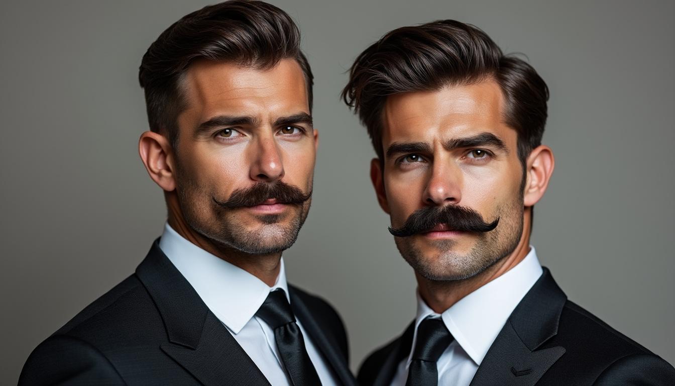découvrez comment adopter une petite moustache discrète, avec une taille réduite et un entretien soigné pour un look élégant et subtil.