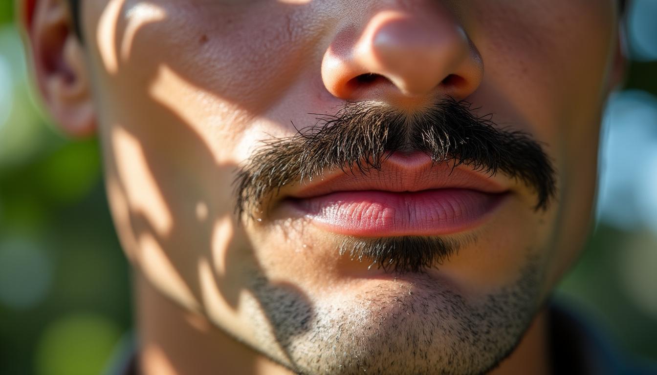 découvrez comment adopter une petite moustache discrète, avec une taille réduite et une coupe soignée pour un look élégant et subtil.