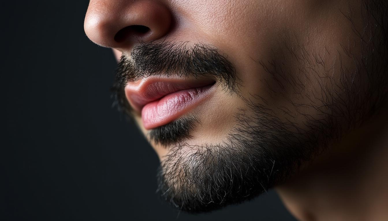découvrez le soul patch, cette petite touffe de poils située uniquement sous la lèvre, idéale pour un style subtil et élégant.