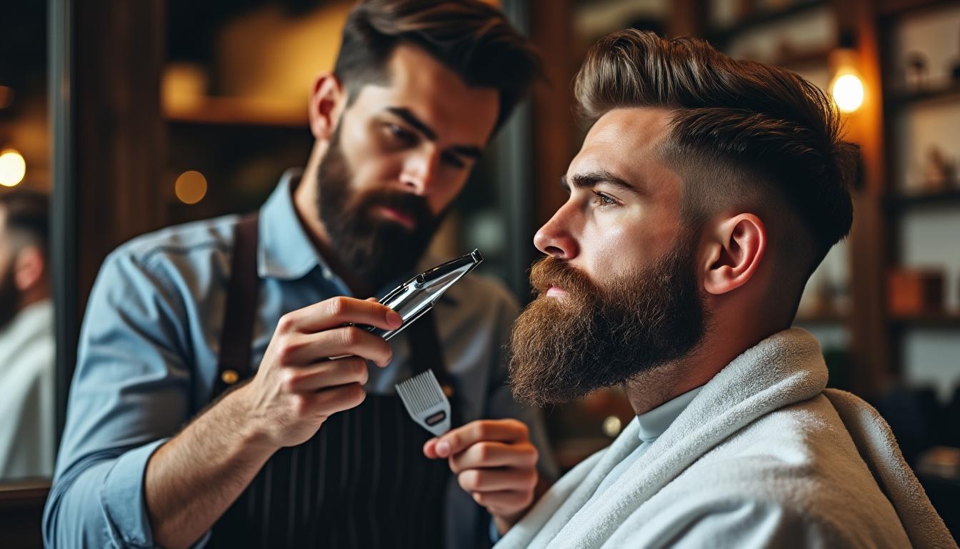 découvrez le style van dyke, une barbe élégante avec un bouc pointu et une moustache séparée, parfaite pour un look raffiné et distinctif.
