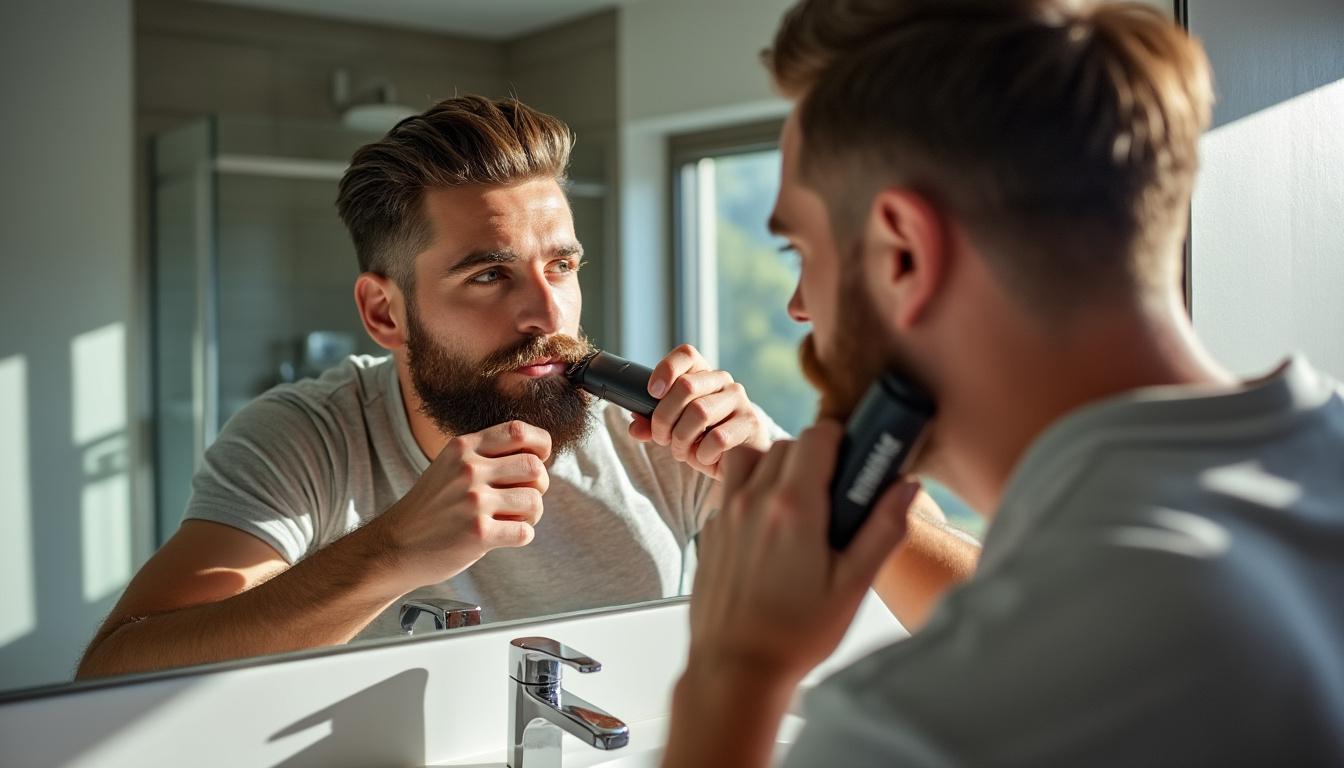 découvrez le style van dyke, une combinaison élégante de bouc pointu et de moustache séparée pour un look sophistiqué et distinctif.